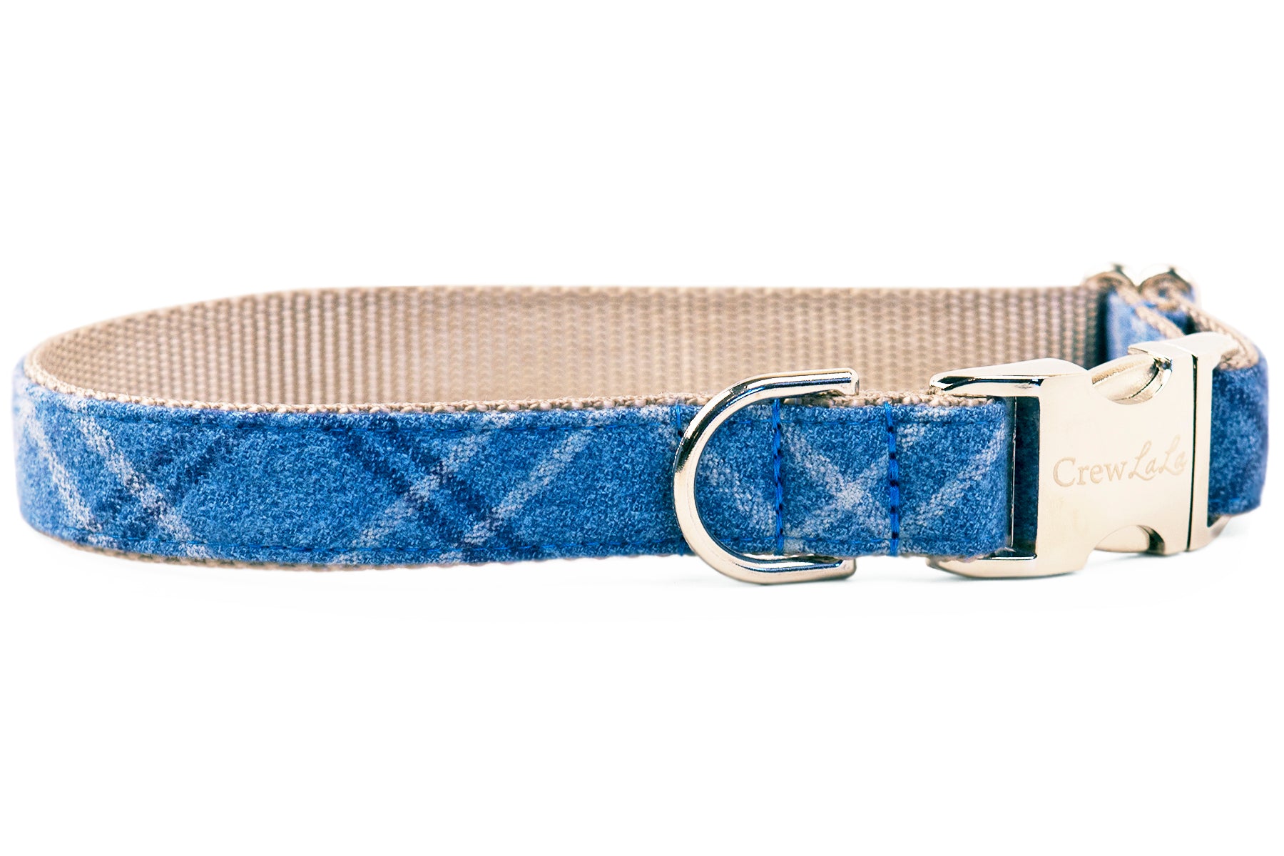 Steamboat Flannel Bow Tie Dog Collar - Crew LaLa