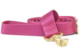 Rose Webbing Dog Leash