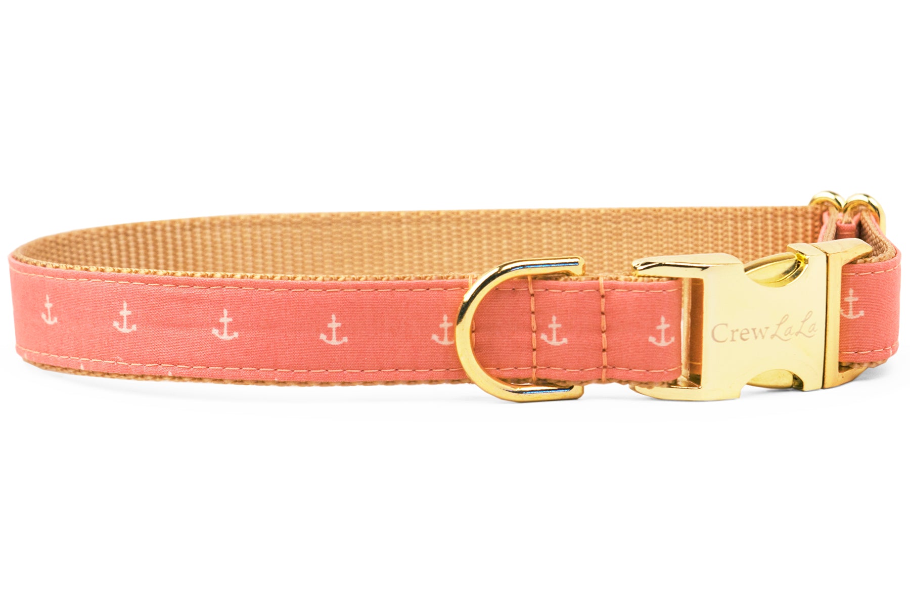 Rose Anchors Belle Bow Dog Collar - Crew LaLa