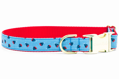 Set Sail Bow Tie Dog Collar - Crew LaLa