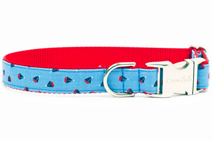 Set Sail Bow Tie Dog Collar - Crew LaLa