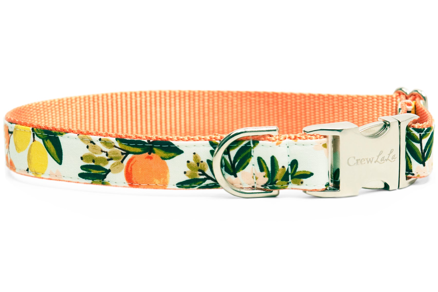 Sweet Clementines Bow Tie Dog Collar - Crew LaLa