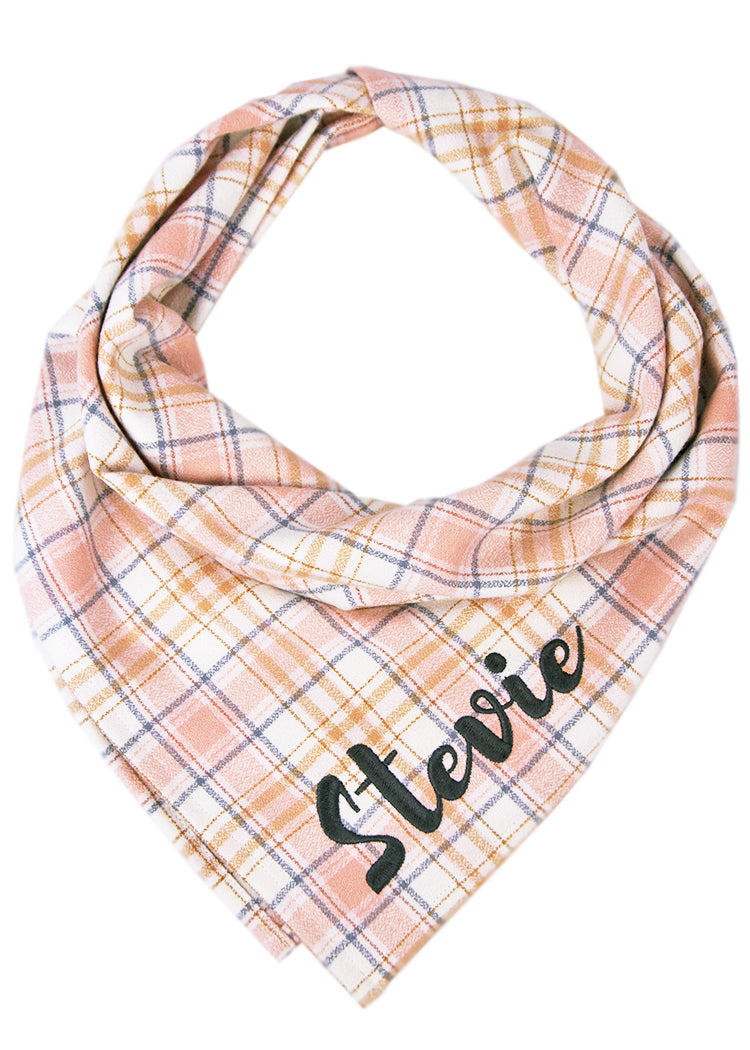 Vail Flannel Dog Bandana - Crew LaLa