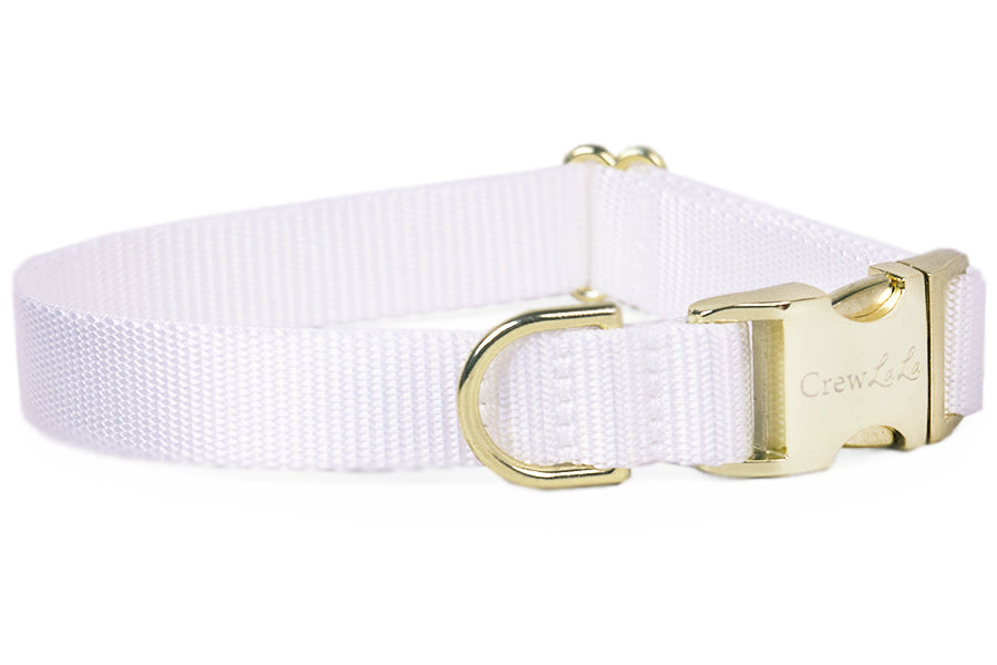 White Webbing Collar