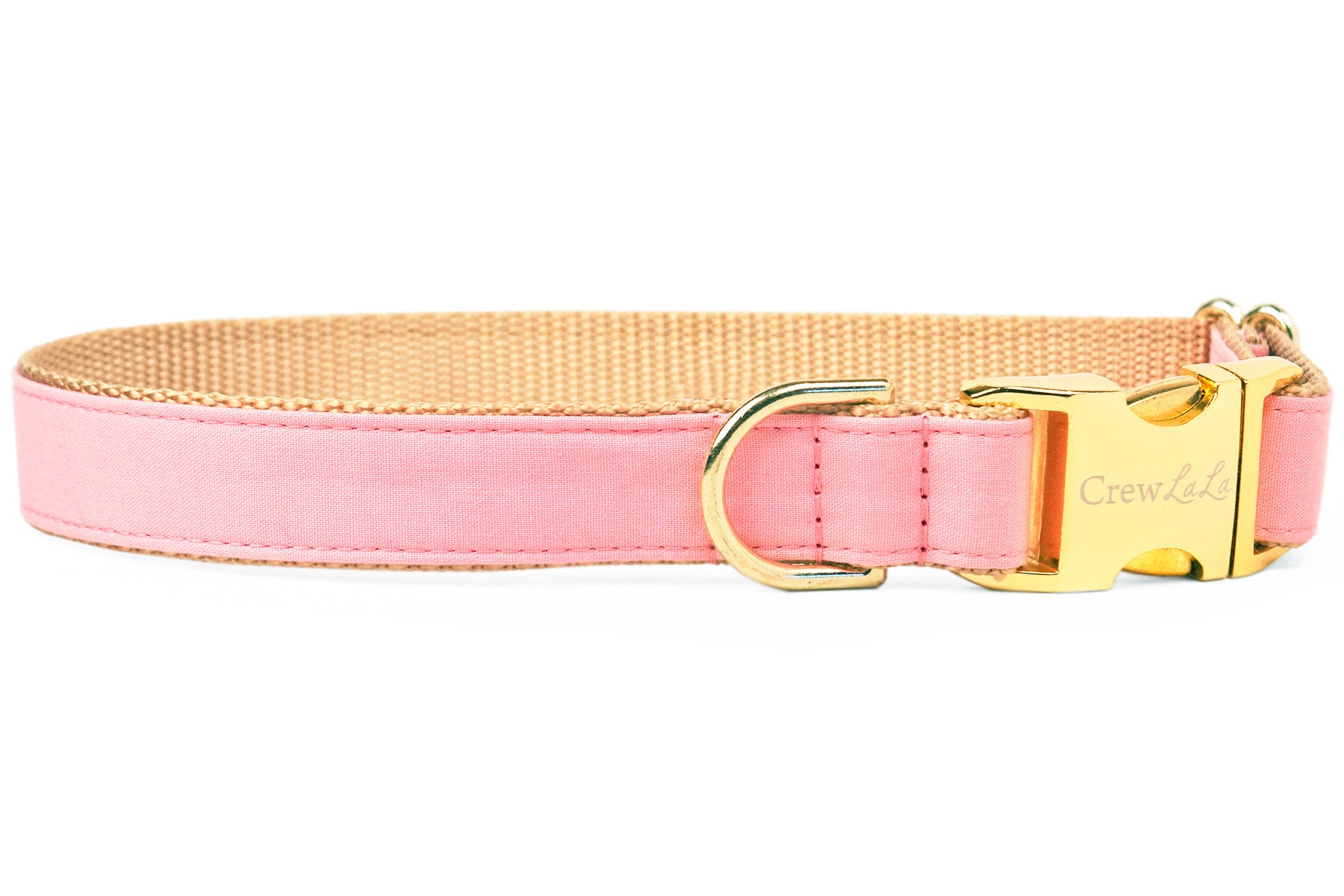Woodrose Pink Belle Bow Dog Collar - Crew LaLa
